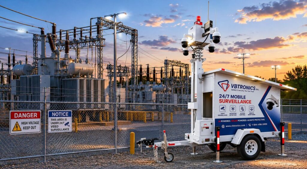 How a Joliet Utility Substation Eliminated Theft and Vandalism with Mobile Surveillance Trailers